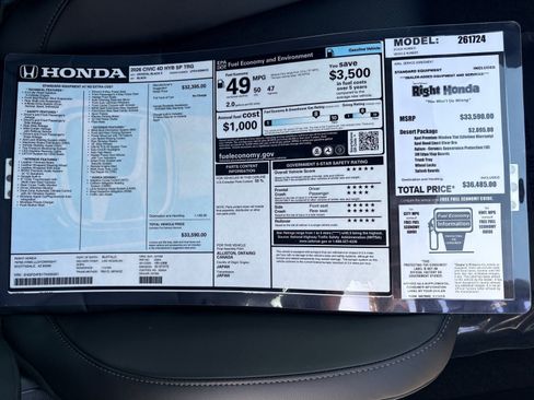 New 2026 Honda Civic Sport Touring image 21