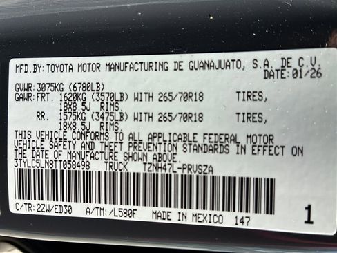 New 2026 Toyota Tacoma TRD Pro image 59