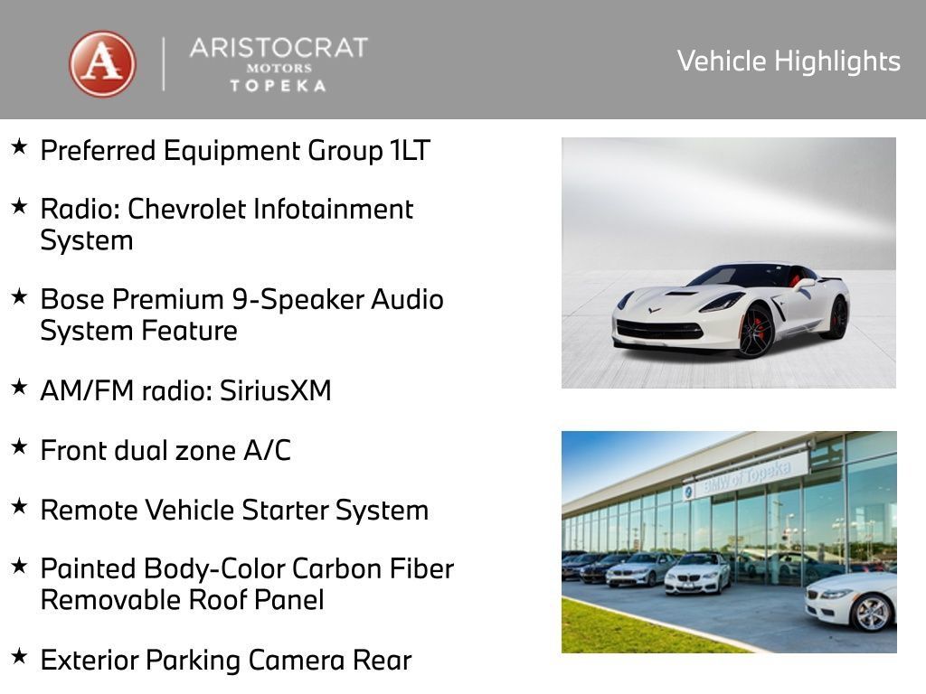 Used 2019 Chevrolet Corvette Stingray Coupe w/ 1LT RWD image 2