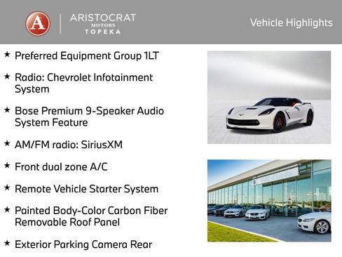 Used 2019 Chevrolet Corvette Stingray Coupe w/ 1LT RWD image 2