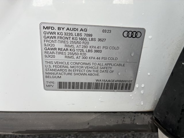 Used 2024 Audi Q8 e-tron Premium Plus AWD/4WD image 15