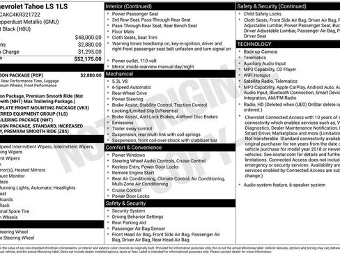 Used 2019 Chevrolet Tahoe LS w/ All-Season Package RWD image 41