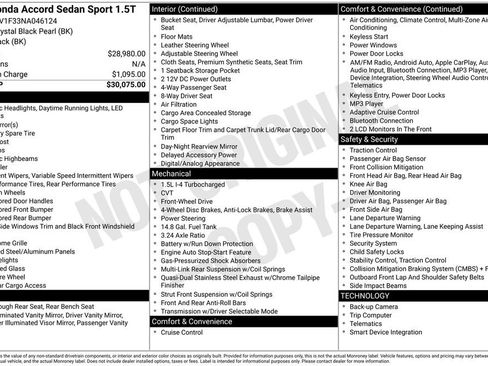 Used 2022 Honda Accord Sport image 44