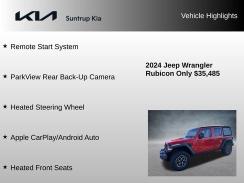 Used 2024 Jeep Wrangler Rubicon w/ Convenience Group image 16