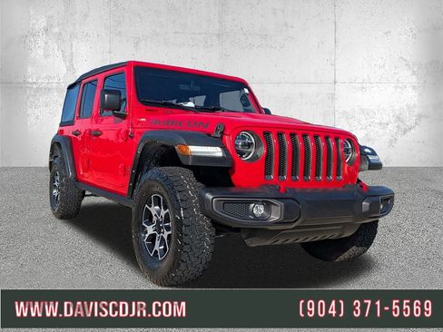 Used 2022 Jeep Wrangler Unlimited Rubicon w/ LED Lighting Group AWD/4WD image 1
