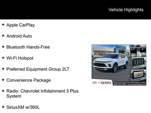 Certified 2023 Chevrolet Blazer LT w/ Convenience Package image 4