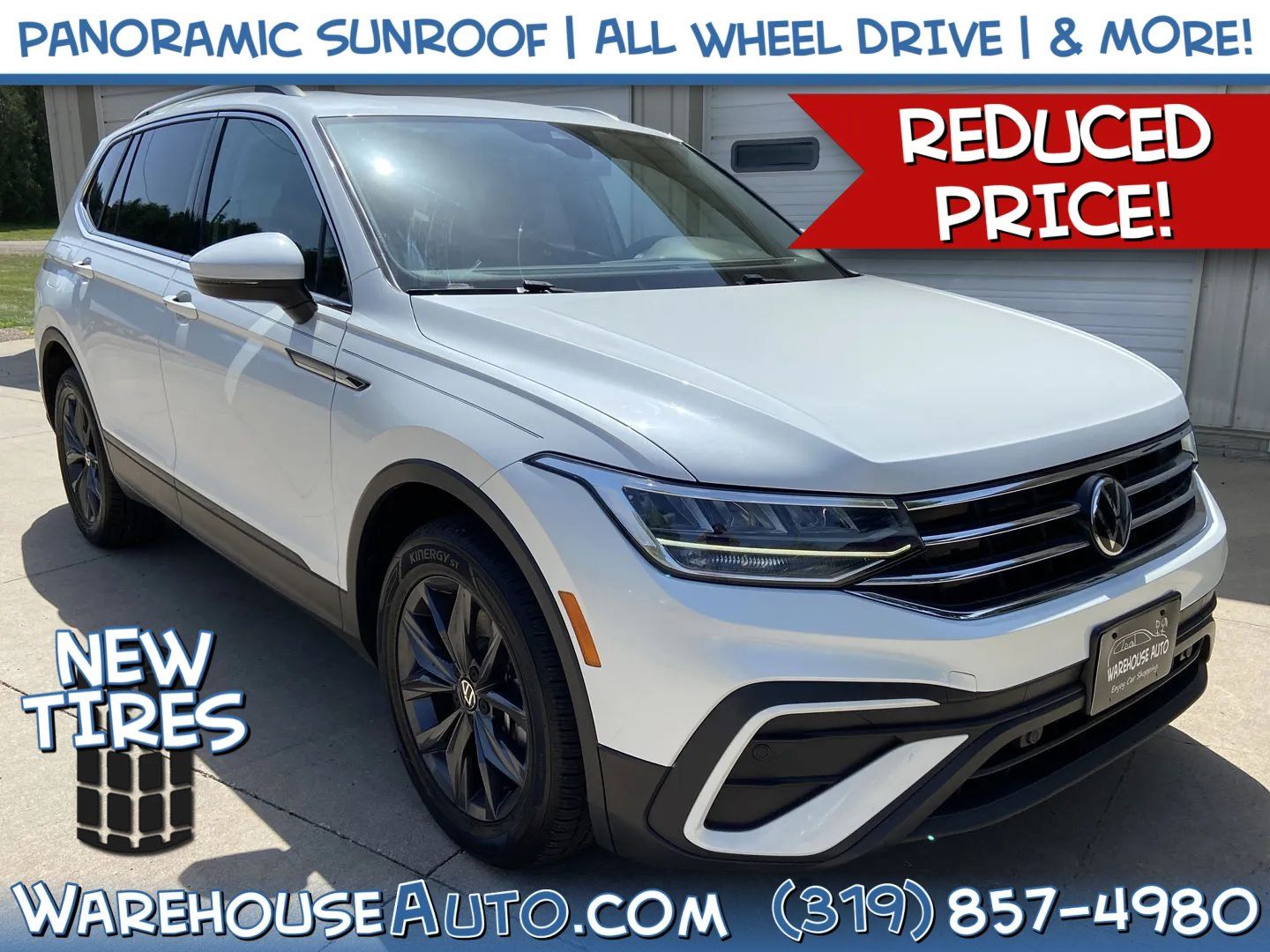 Used 2023 Volkswagen Tiguan SE w/ Panoramic Sunroof Package AWD/4WD image 1