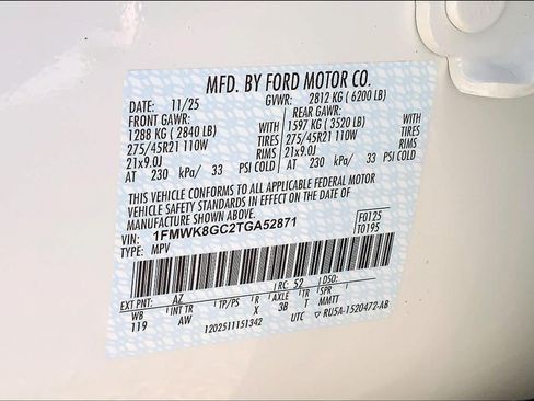 New 2026 Ford Explorer ST w/ Sun And Sound Package AWD/4WD image 21