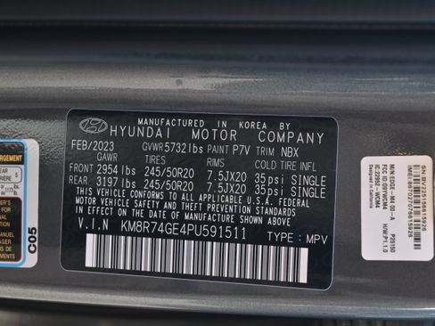 Used 2023 Hyundai Palisade Calligraphy FWD image 37