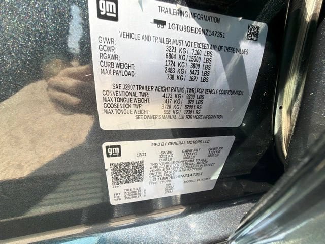 Used 2022 GMC Sierra 1500 SLT w/ SLT Premium Package AWD/4WD image 27