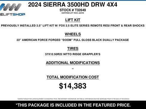 Used 2024 GMC Sierra 3500 Denali Ultimate AWD/4WD image 2