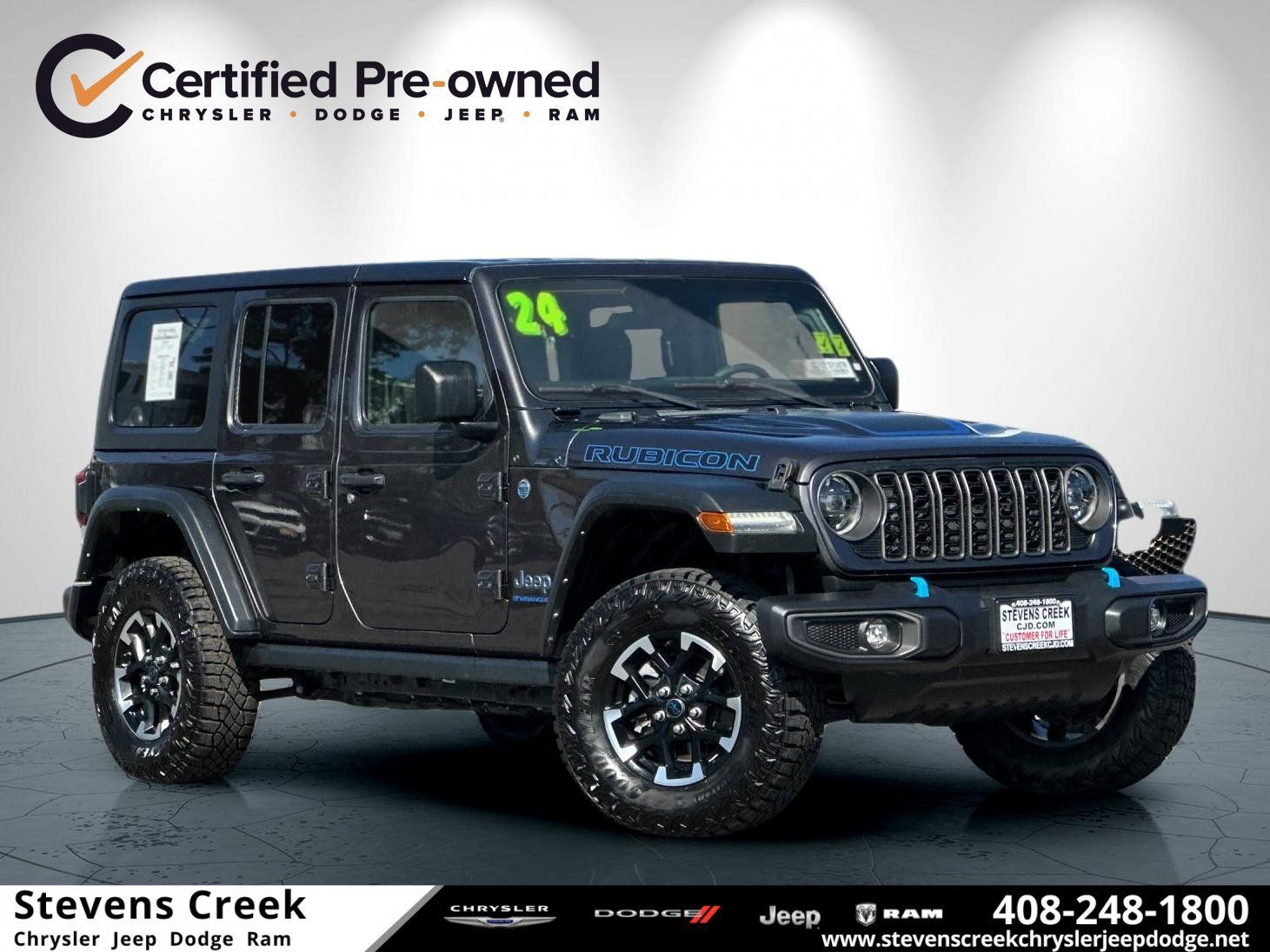 Used 2024 Jeep Wrangler Unlimited Rubicon 4xe AWD/4WD image 1