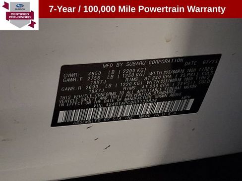 Certified 2024 Subaru Outback Touring AWD/4WD image 29