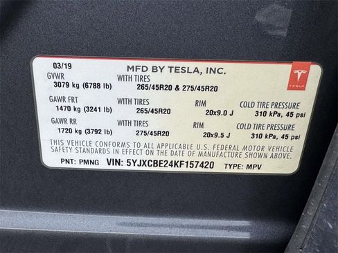 Used 2019 Tesla Model X 100D image 26