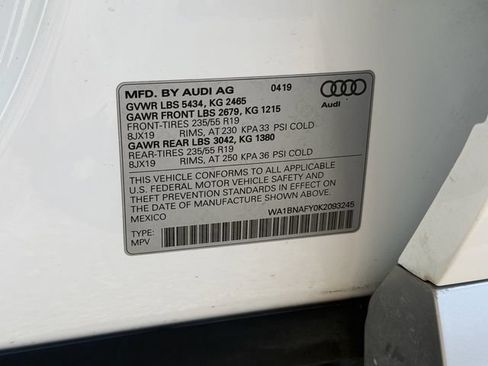 Used 2019 Audi Q5 2.0T Premium Plus w/ Premium Plus Package AWD/4WD image 21