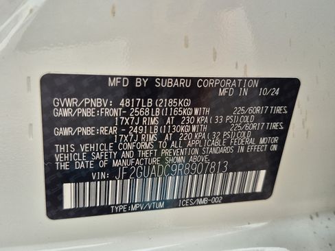 Used 2024 Subaru Crosstrek 2.0i Premium AWD/4WD image 32