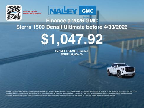 New 2026 GMC Sierra 1500 Denali Ultimate AWD/4WD image 7