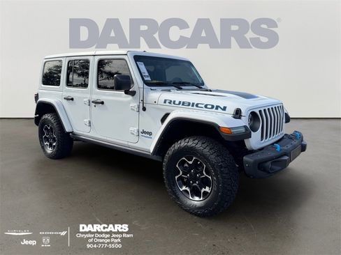 Used 2022 Jeep Wrangler Unlimited Rubicon 4xe w/ Steel Bumper Group image 1