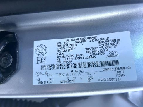 Used 2015 Ford F150 Lariat w/ Equipment Group 502A Luxury image 25