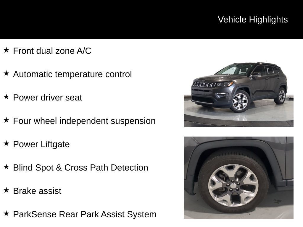 Used 2018 Jeep Compass Limited w/ Navigation Group FWD image 13