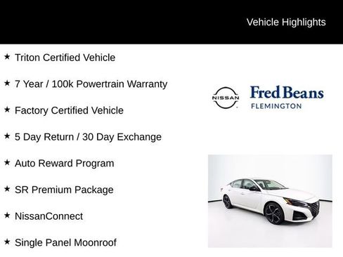 Certified 2023 Nissan Altima 2.5 SR w/ SR Premium Package FWD image 6
