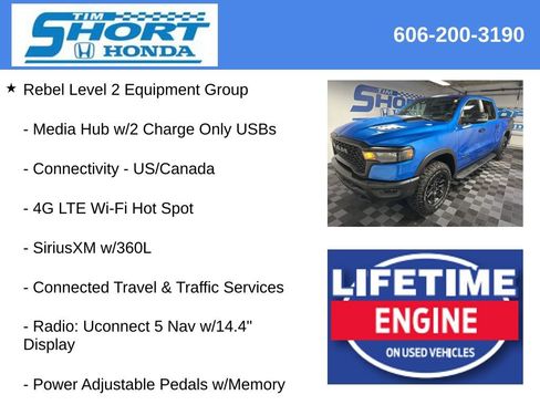 Used 2025 RAM 1500 Rebel w/ Rebel Level 2 Equipment Group image 24