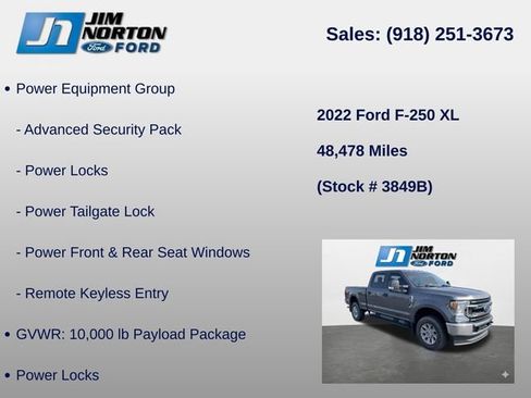Used 2022 Ford F250 XL w/ STX Appearance Package AWD/4WD image 14