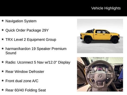 Used 2023 RAM 1500 TRX w/ TRX Level 2 Equipment Group AWD/4WD image 16