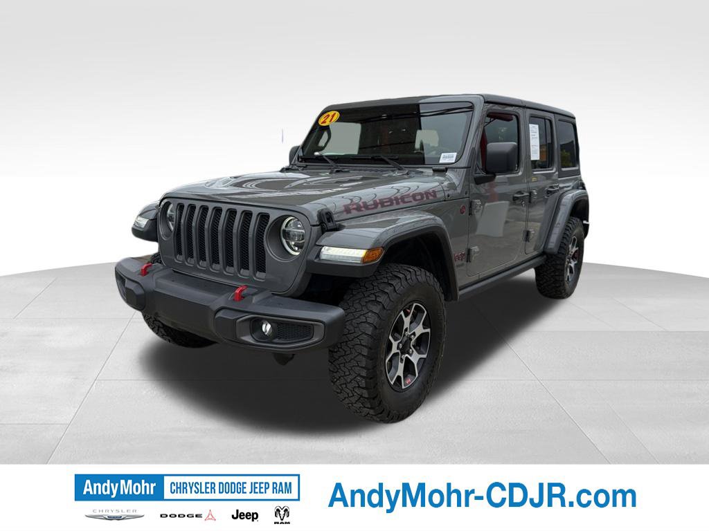 Used 2021 Jeep Wrangler Unlimited Rubicon w/ LED Lighting Group AWD/4WD image 3