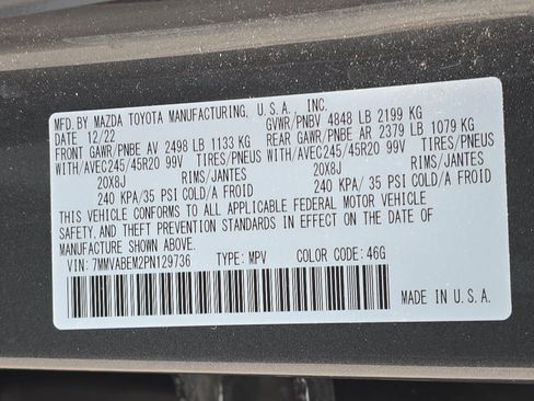 Used 2023 MAZDA CX-50 AWD 2.5 S w/ Cargo Package image 35