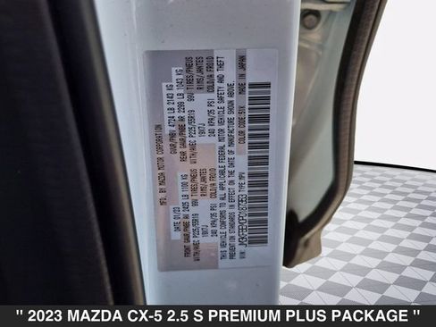 Certified 2023 MAZDA CX-5 AWD 2.5 S w/ Premium Plus Pkg image 38