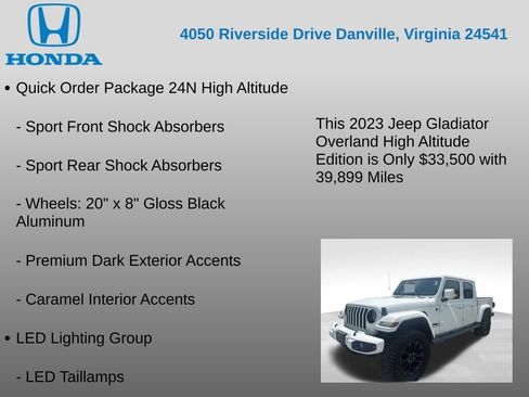 Used 2023 Jeep Gladiator Overland AWD/4WD image 23