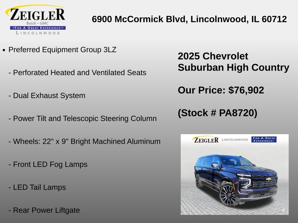 Used 2025 Chevrolet Suburban High Country AWD/4WD image 18