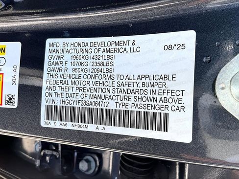 Certified 2025 Honda Accord LX image 62