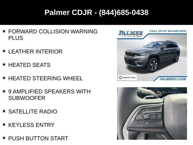 Certified 2024 Jeep Grand Cherokee Limited 4xe w/ Trailer Tow Package AWD/4WD image 12