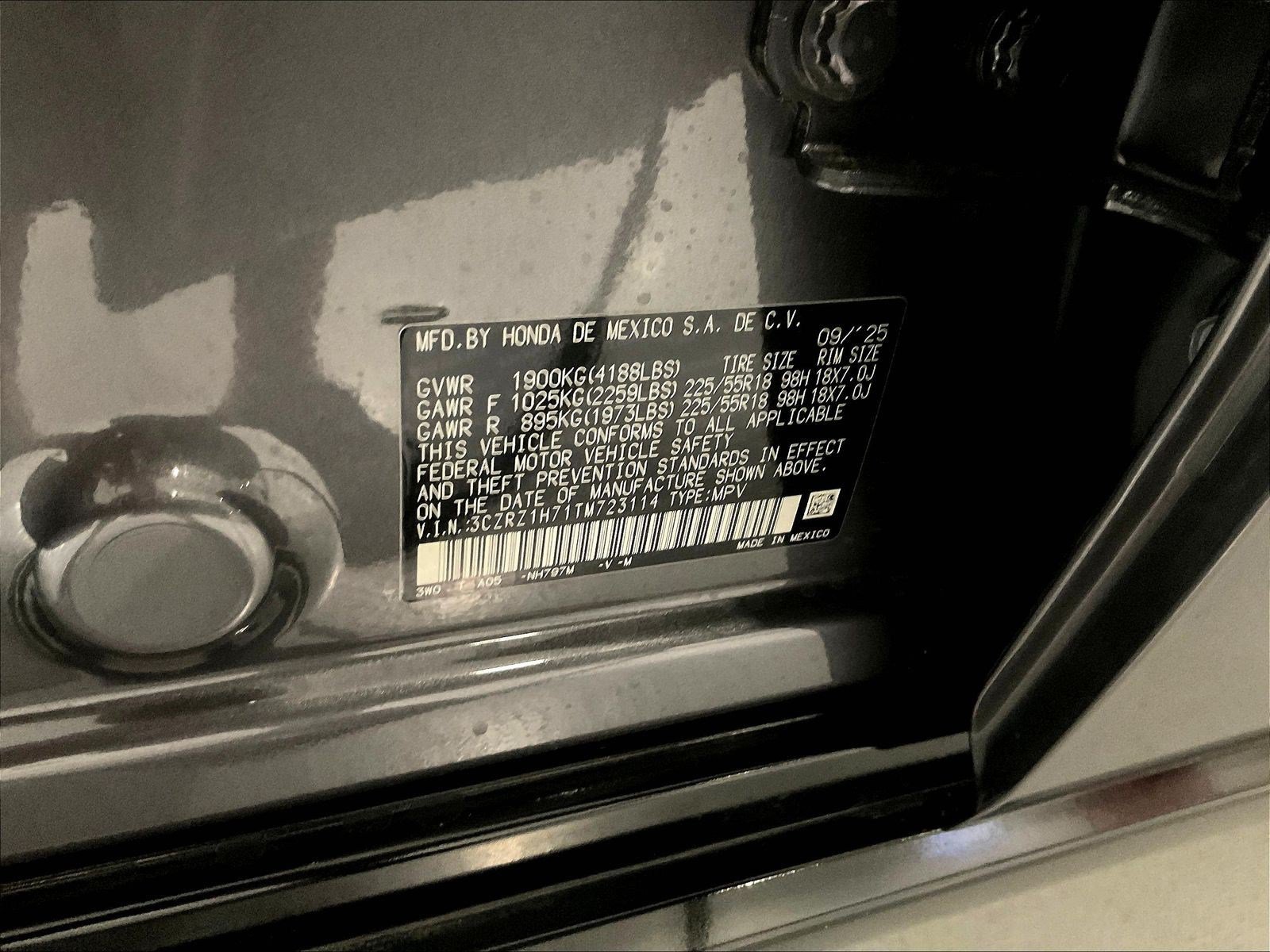 Used 2026 Honda HR-V EX-L image 18