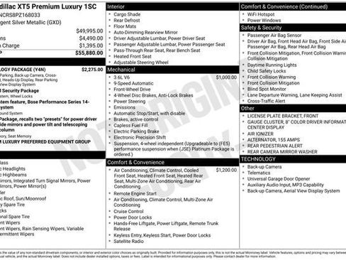 Certified 2023 Cadillac XT5 Premium Luxury w/ Technology Package FWD image 34