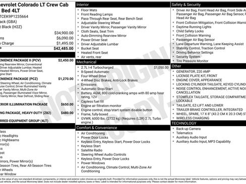 Used 2023 Chevrolet Colorado LT w/ LT Convenience Package II image 35