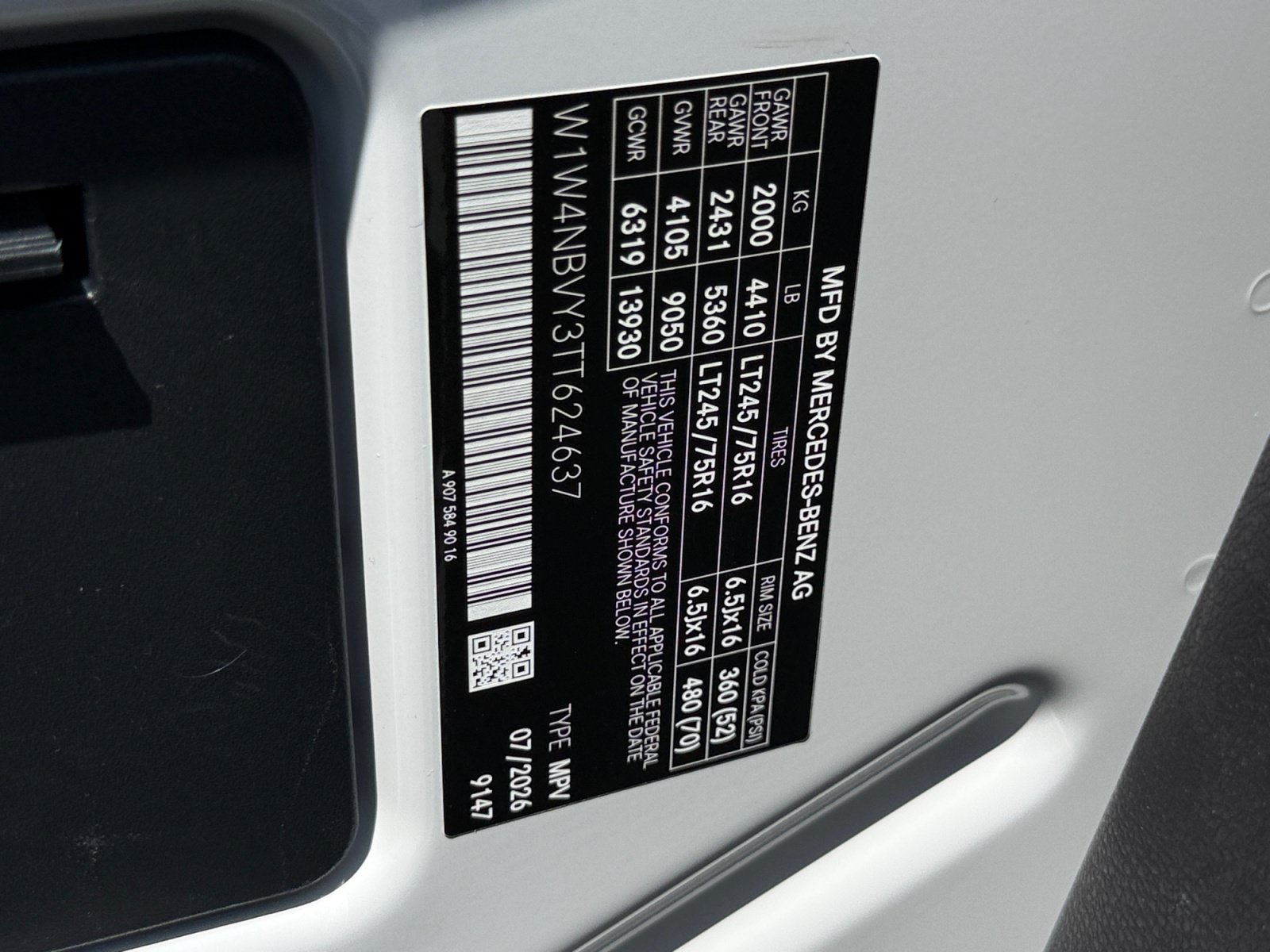 New 2026 Mercedes-Benz Sprinter 2500 image 25
