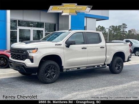 New 2026 Chevrolet Silverado 1500 Custom Trail Boss w/ Dark Appearance Package AWD/4WD image 1