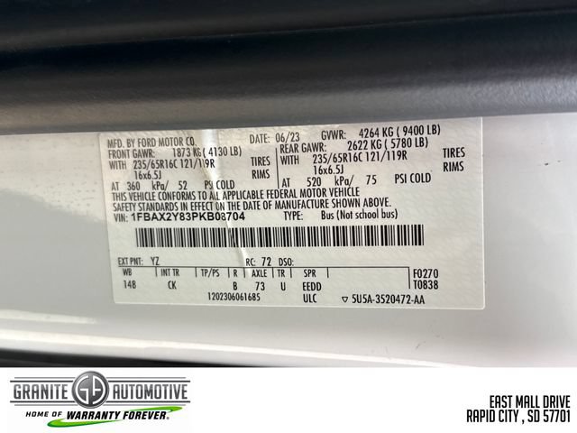 Used 2023 Ford Transit 350 XLT RWD image 28