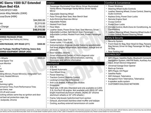 Used 2015 GMC Sierra 1500 SLT w/ SLT Preferred Package AWD/4WD image 3