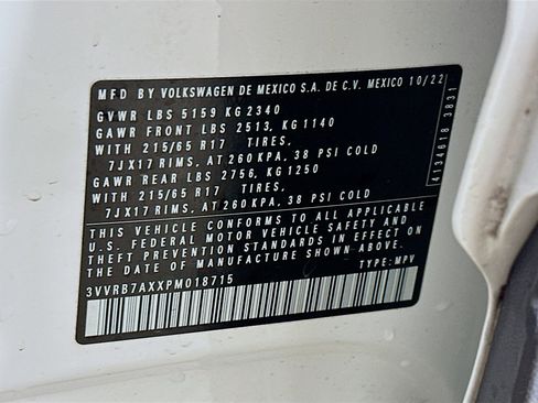 Used 2023 Volkswagen Tiguan S image 12