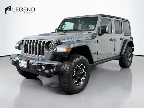 Used 2023 Jeep Wrangler Unlimited Rubicon 4xe w/ Cold Weather Group AWD/4WD image 1