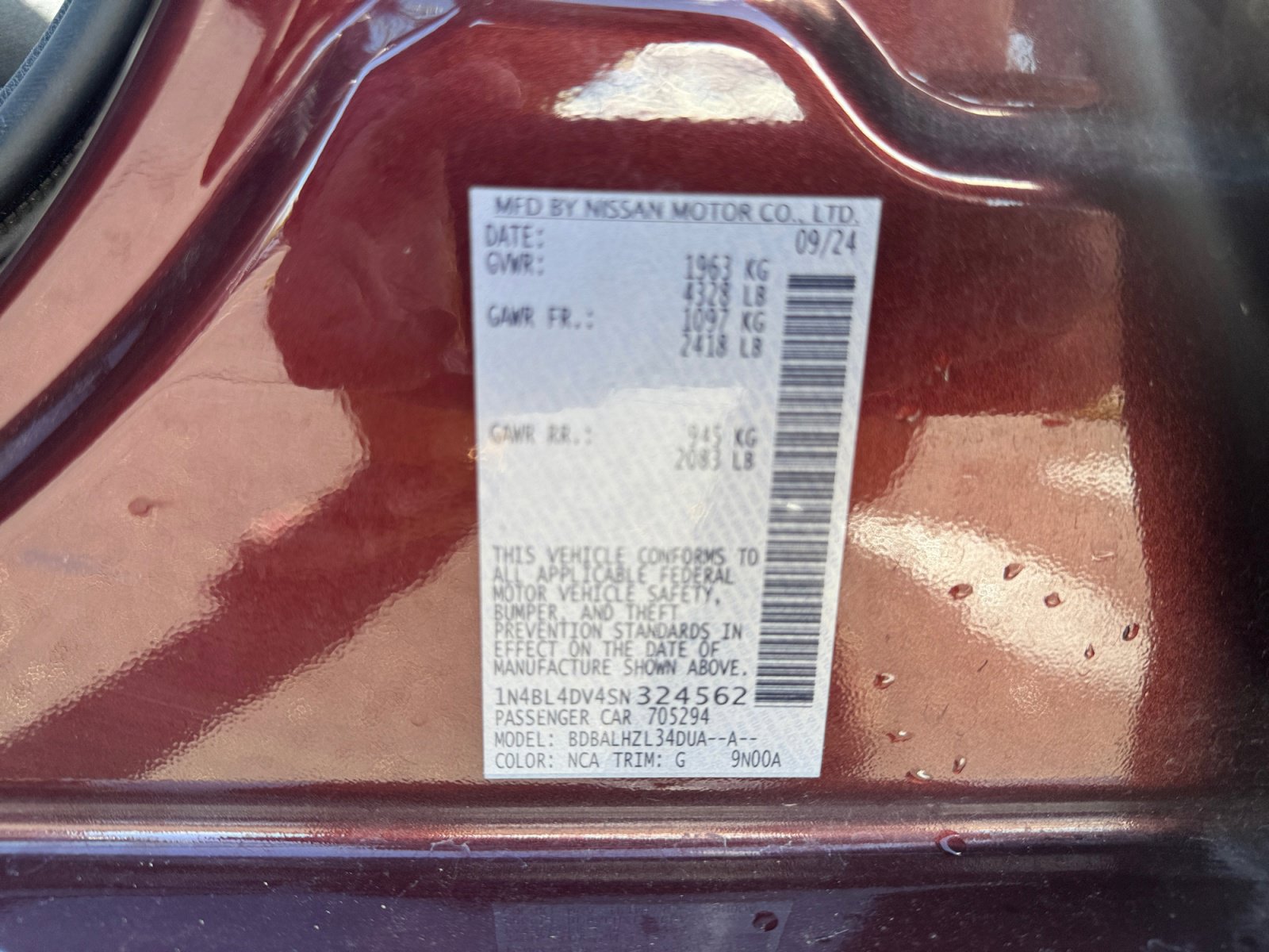 Used 2025 Nissan Altima 2.5 SV FWD image 20