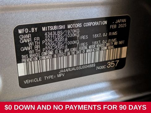 Used 2025 Mitsubishi Outlander Sport SE AWD/4WD image 29