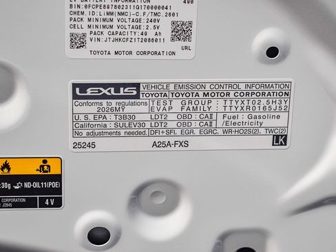 New 2026 Lexus NX 450h+ AWD w/ Luxury Package image 26