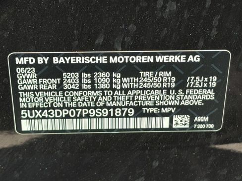Used 2023 BMW X3 sDrive30i w/ Convenience Package RWD image 12