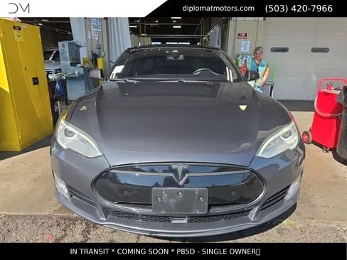 Used 2015 Tesla Model S P85D AWD/4WD image 2
