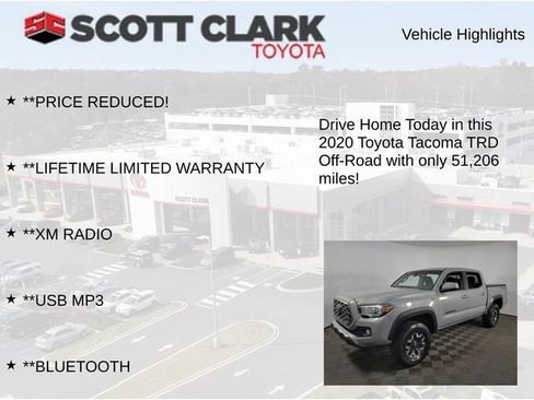 Used 2020 Toyota Tacoma TRD Off-Road w/ Technology Package AWD/4WD image 12